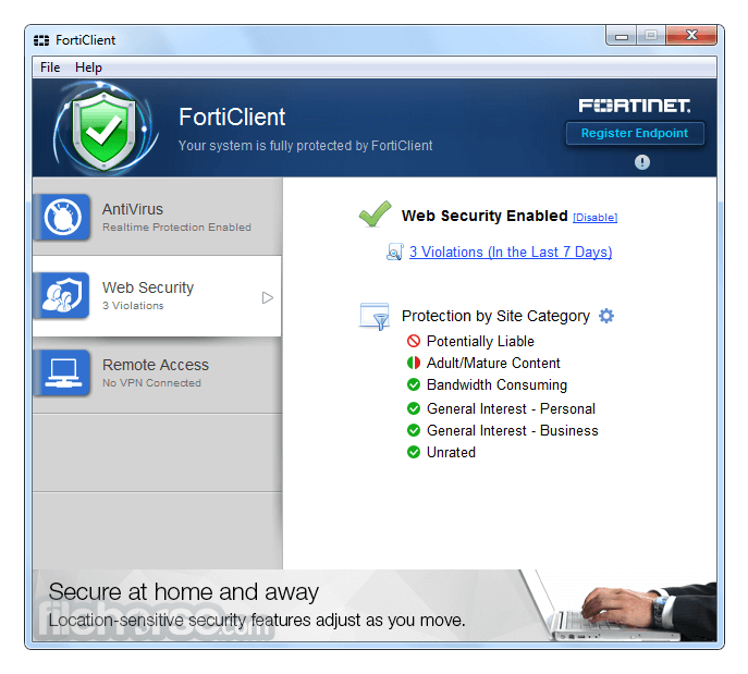 Forticlient installer download location